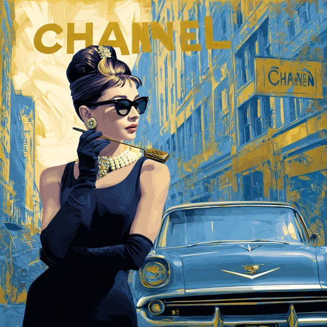 Breakfast at Tiffany Chanel Art Pop Graffiti