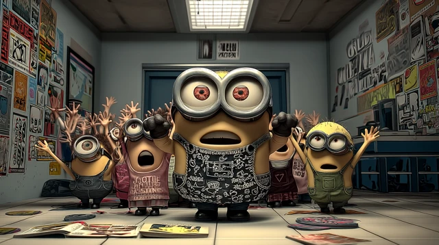 Minions in Chaos Retro Workshop 3D