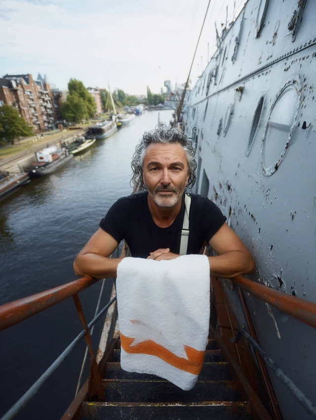 Man on Ship with Long Hair Photography
