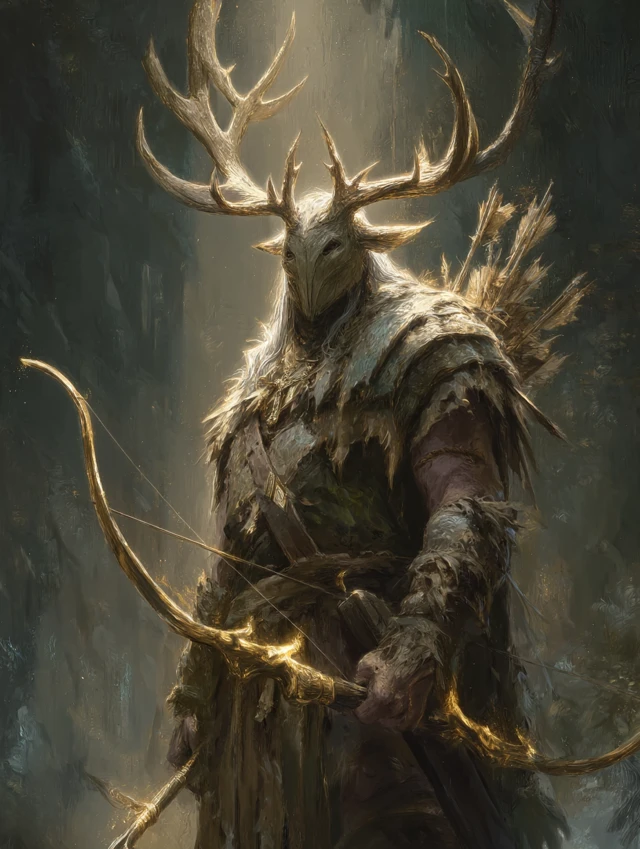 Erastil God of Hunting DND Fantasy Concept Art