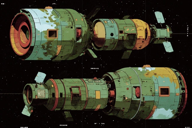 Space Dreamscape Satellites Hallucinations