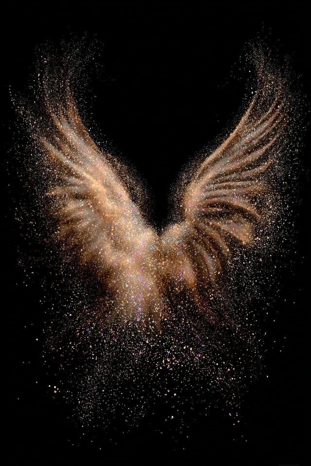 Sparkle Angel Wings Illustration
