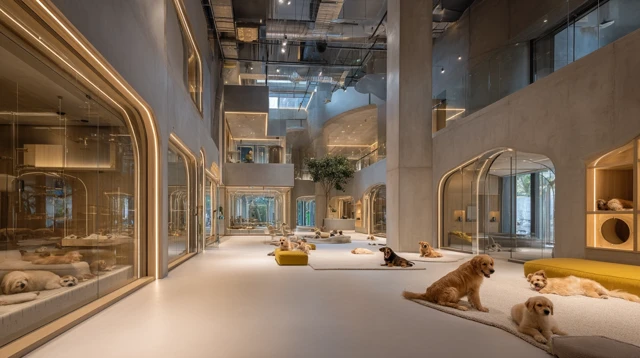 Luxury Pet Emporium Interior Design