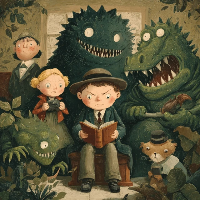 Childrens Book Illustration Knight and Kids