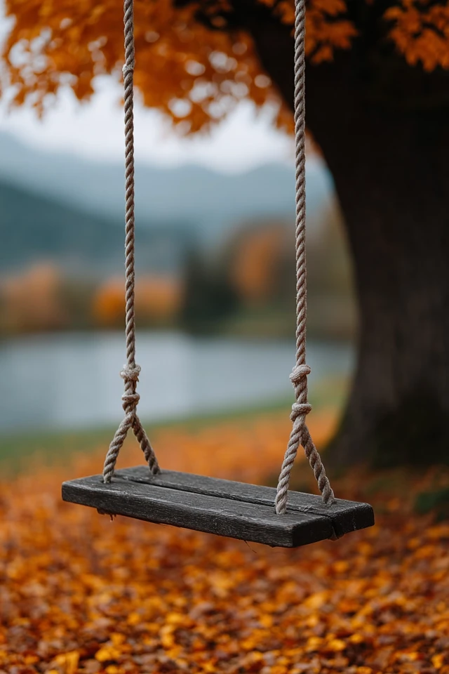 Autumn Swing in the Park