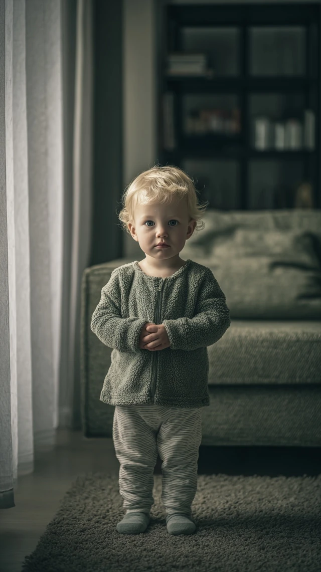 Child in Modern Living Room Photography