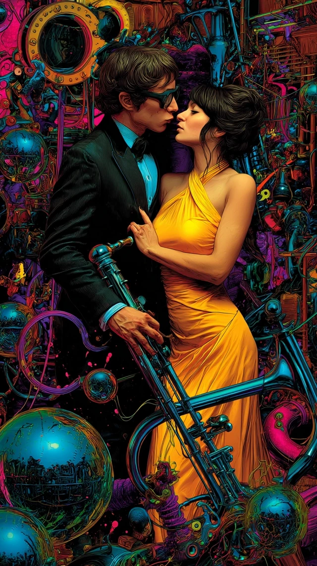 Surreal Art Dreamscape Inspired by Dali and Kush