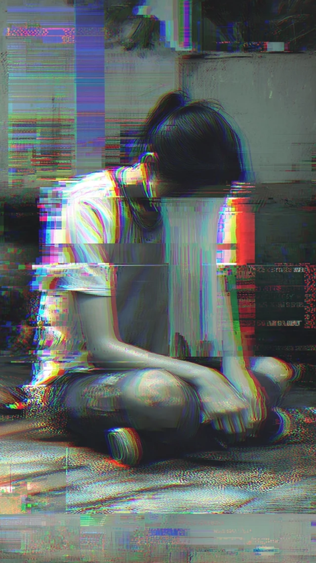Glitch Art: Deep Sadness in a Cyberpunk World
