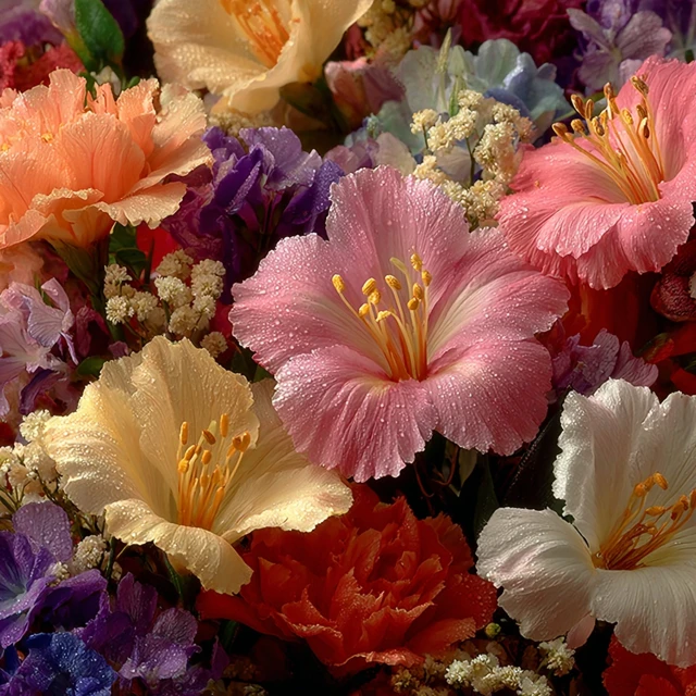 Beautiful Colorful Flowers Bouquet