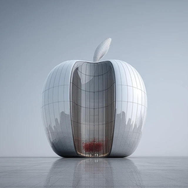 Apple Shaped Building Modern Architecture Design