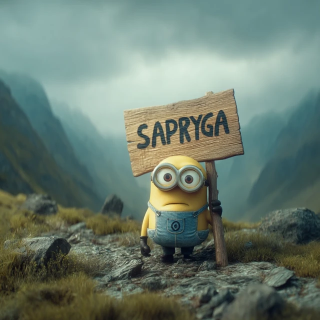 Minion in the Mountains SAPRYGA