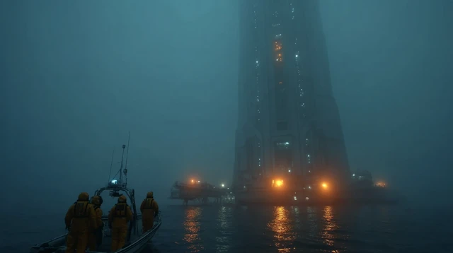 Alien Encounter at Sea Cinematic Suspense