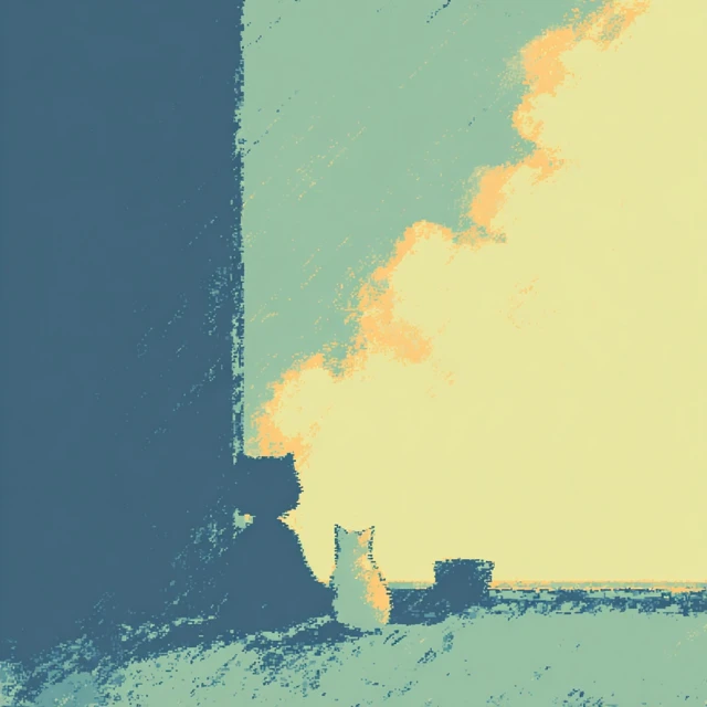 Anime Song Cover Art Boy Cats Window