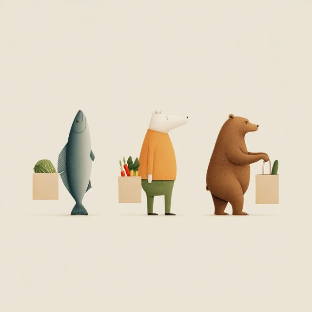 Herbivores Carnivores Omnivores Shopping