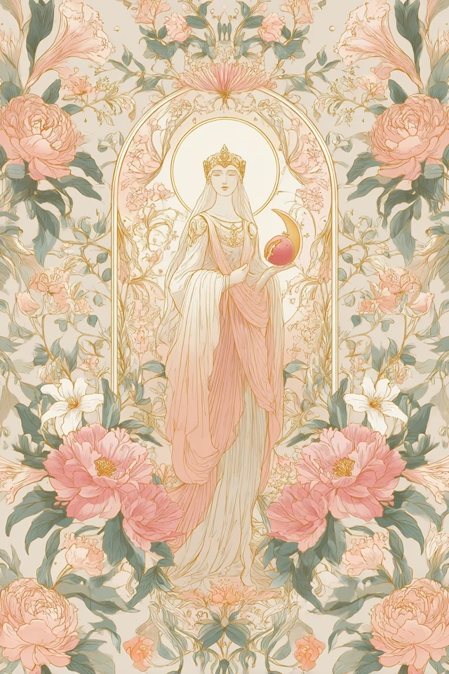 Tarot Card Inspired Floral Design