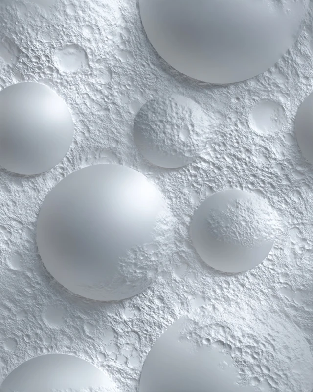 Lunar Surface Texture Seamless Pattern Design