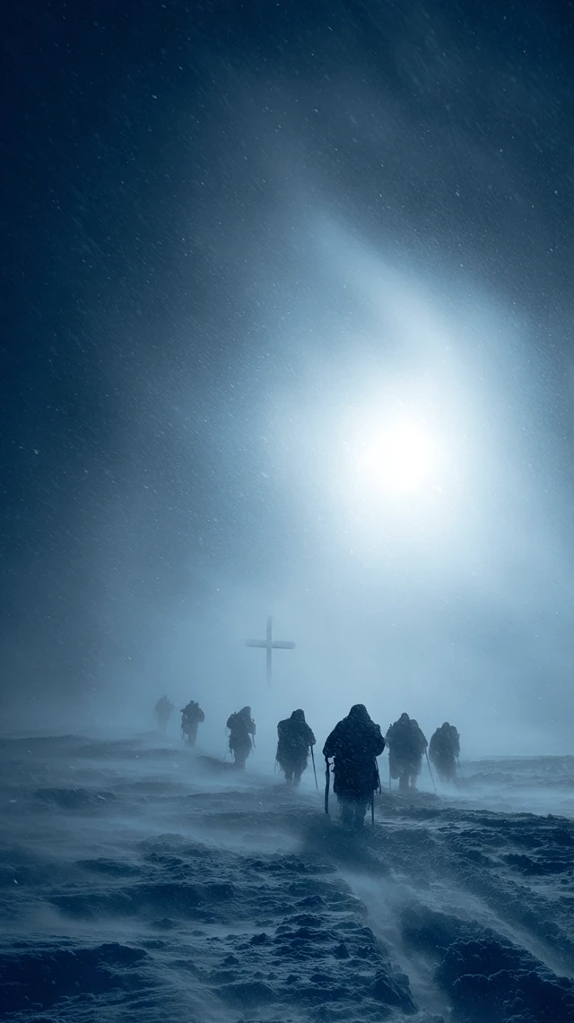 Christ Explorers Trek Across Frozen Tundra