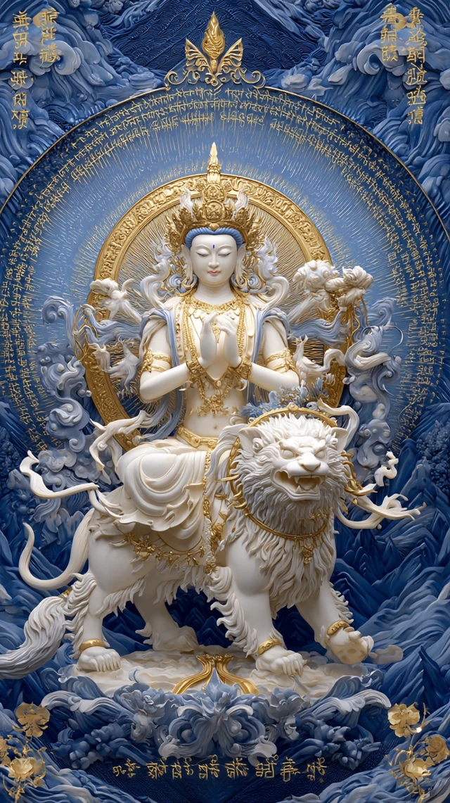 Manjushri Bodhisattva Wisdom Art and Enlightenment