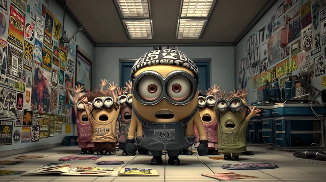 Minions in Chaos Retro Workshop 3D