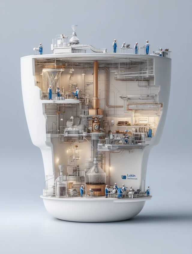Coffee Cup Factory: Miniature World Inside