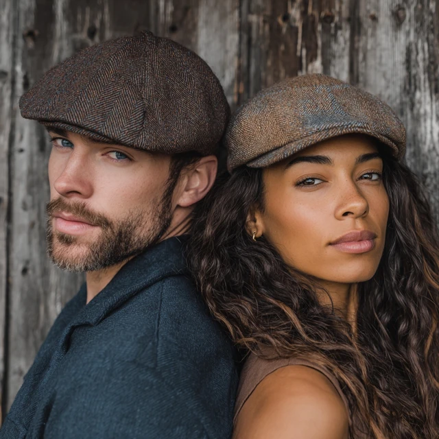 Couple Portrait Trendy Style Fashion Shoot