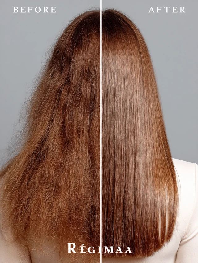Hair Transformation Before and After - Regima Treatment