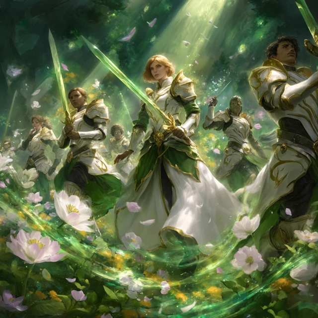 Dawn Battlefield Warriors Fantasy Art
