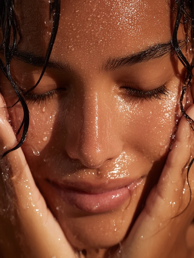 Glowing Skin Skincare Beauty Photography Model