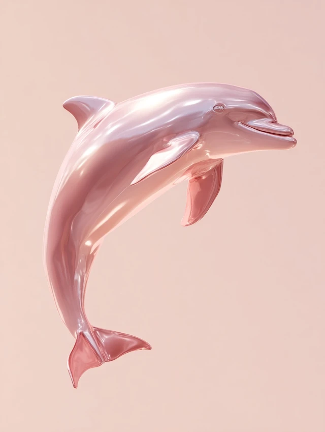 Pink Dolphin Luxury Editorial Photography