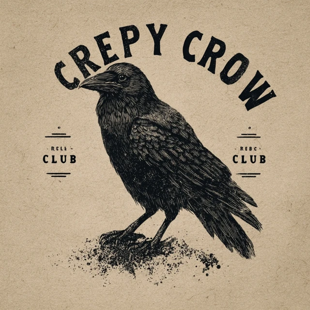 Creepy Crow Club Logo Design