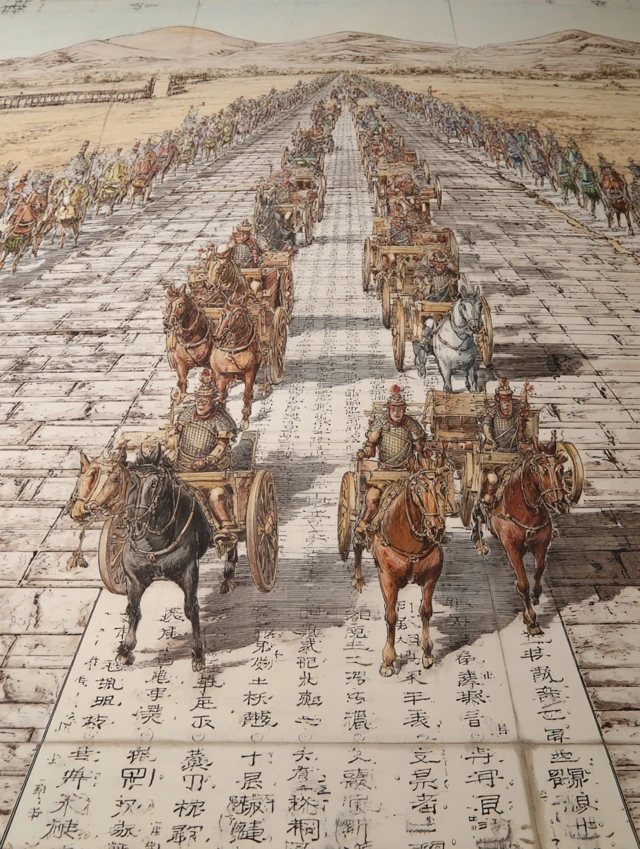 Qin Dynasty Imperial Road Illustration