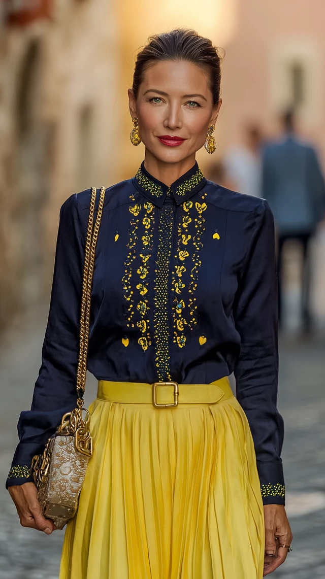 Elegant Italian Womens Street Style Fashion Design