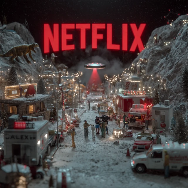 Netflix Christmas Diorama Holiday Chaos