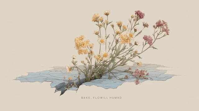 Wabi Sabi Floral Art Beauty in Imperfection