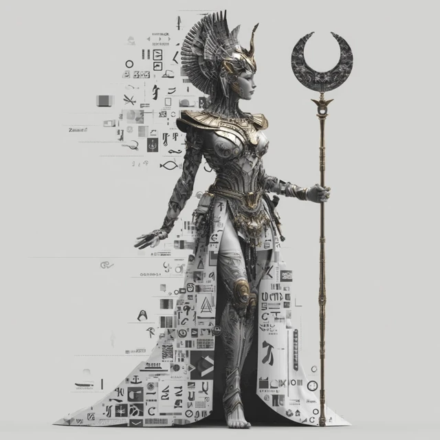 Maat Egyptian Goddess Modern Tech Iconography