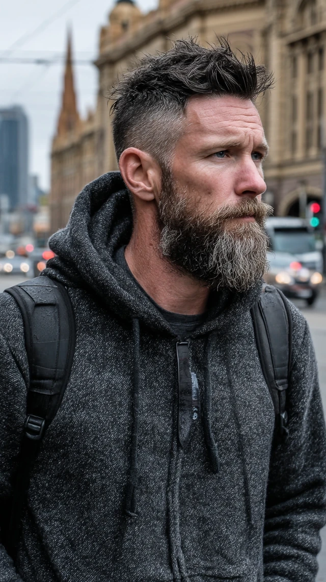 Young Man Walking Australian Street