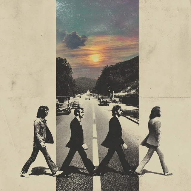 The Beatles Painting Iconic Music Group