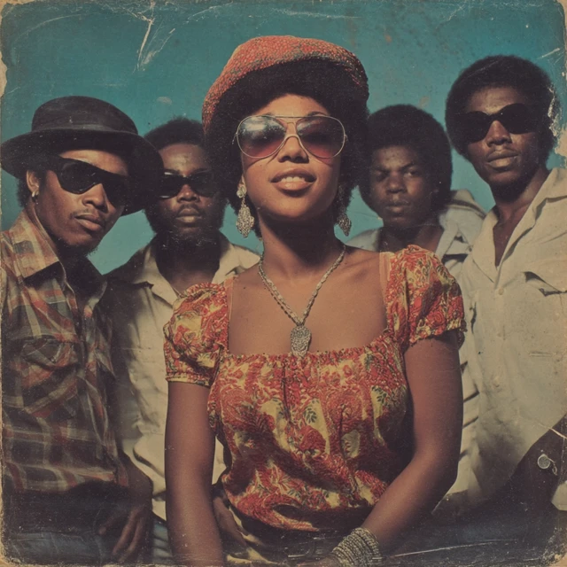 1970s Reggae Album Cover Featuring a Female Singer