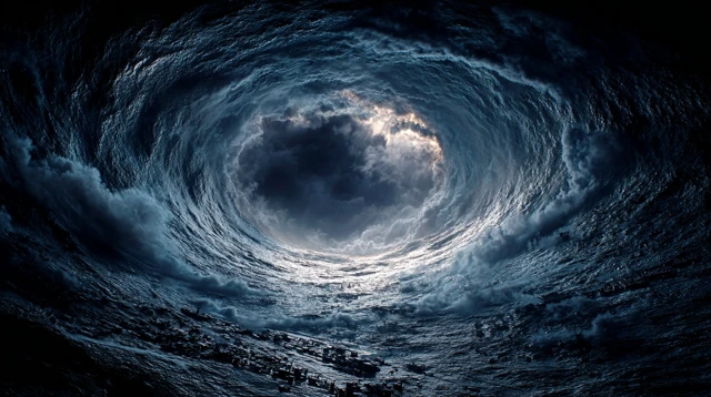 Ocean Whirlpool Cinematic Storm Ultra Realistic