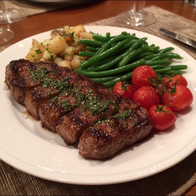 Grilled Steak with Chimichurri Sauce Recipe
