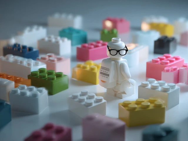 LEGO Product Manager Monochromatic Render