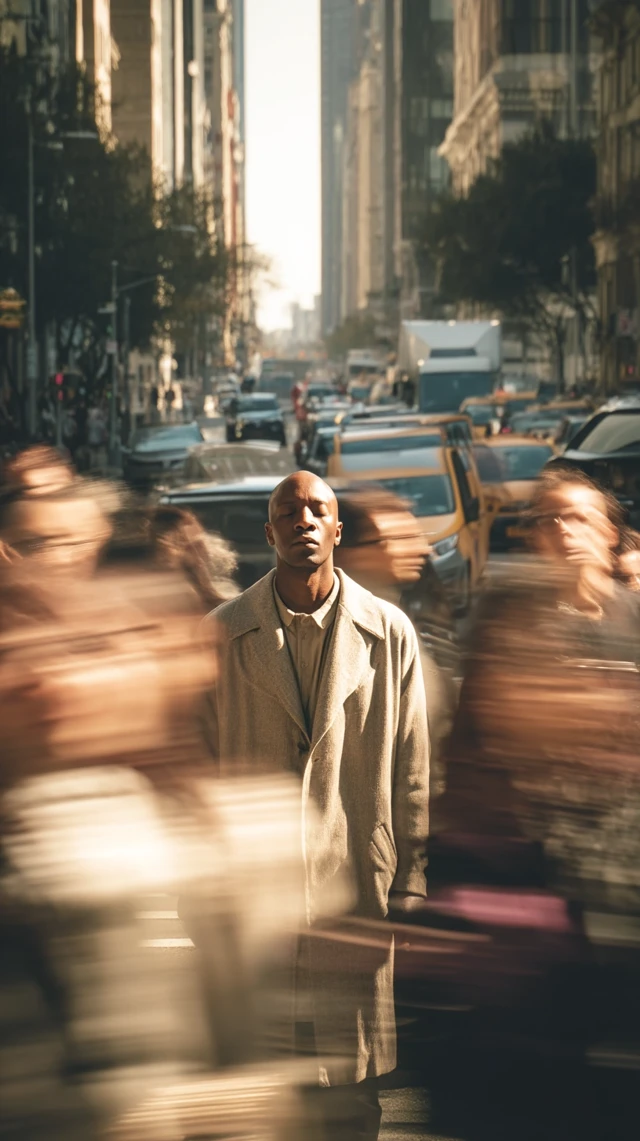 Man in City: Silence Amidst the Chaos