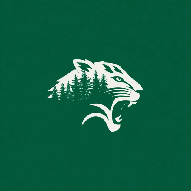 Minnesota Wild Logo Design with Forest Imagery