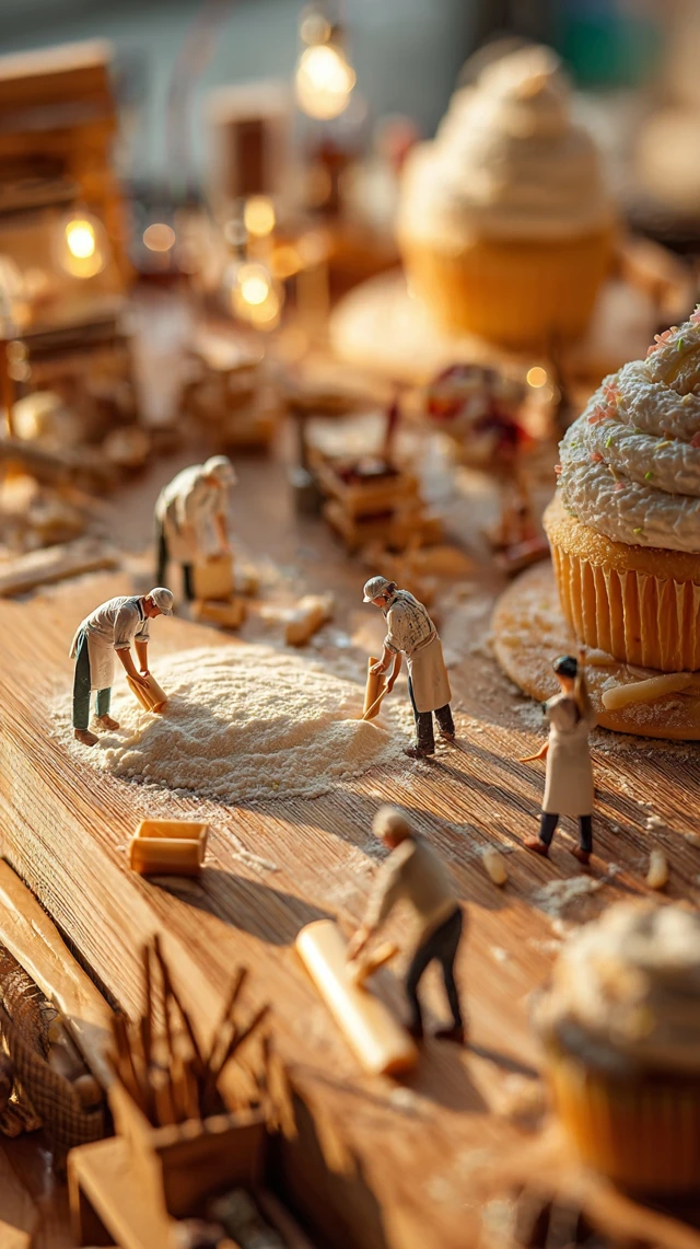 Miniature Bakery World Whimsical Culinary Delight