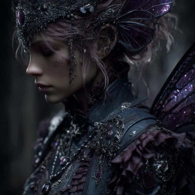 Beautiful Fairy with Intricate Detail and Wings