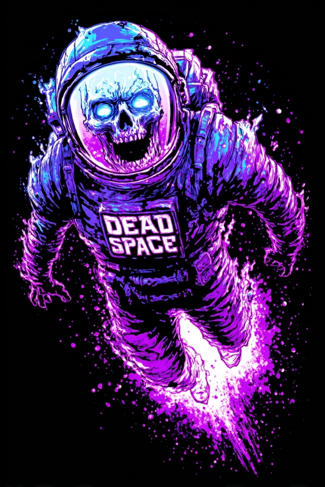 Dead Space: Retro Horror Comic Cover