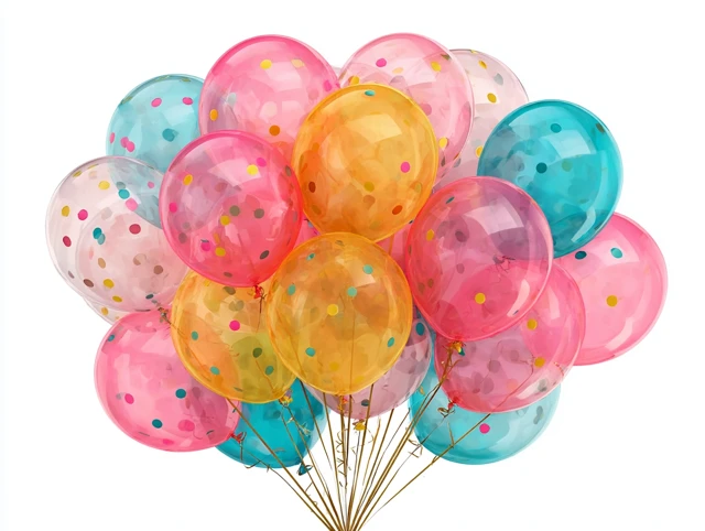 Confetti Balloons Birthday Celebration Decoration