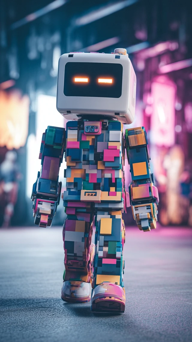 Roblox Robot Walking Toward You Ultra Realistic 3D Render