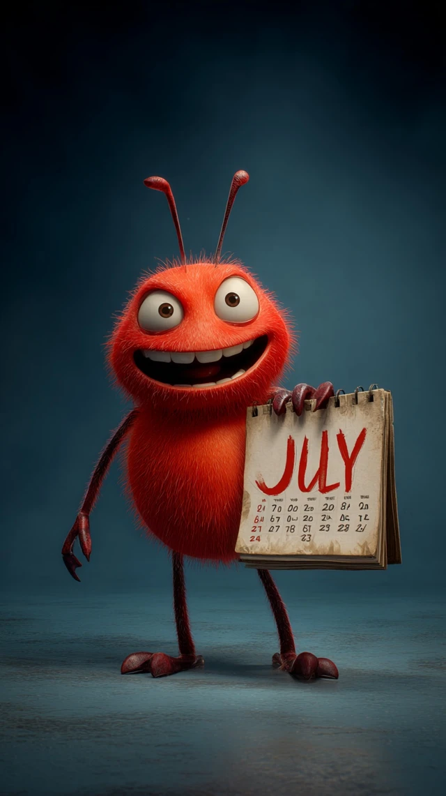 Pixar Tick July Cartoon Character
