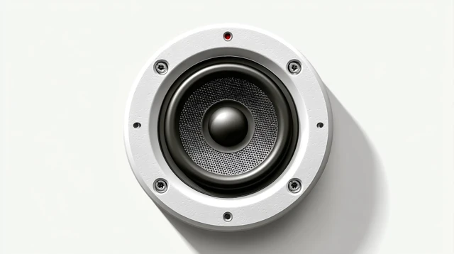 Modern Speaker Icon Design Isolated on White Background